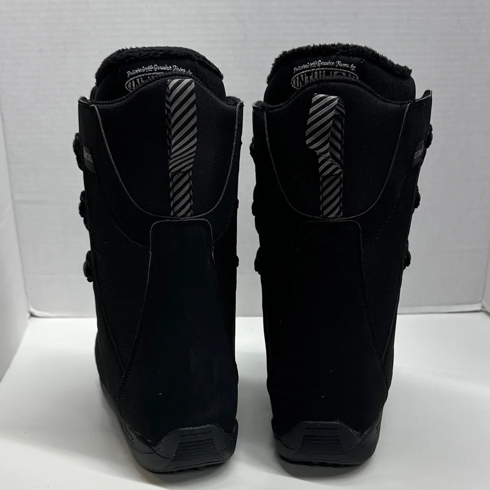 Ride Donna Snowboarding Boots Winter Boot Lace Up Solid Black Women's Size 7